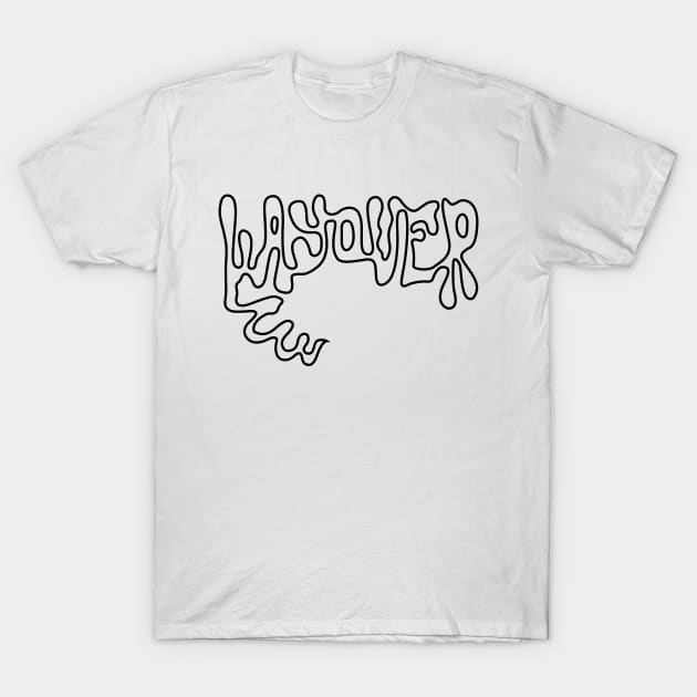 V: LAYOVER, black T-Shirt by YoshFridays